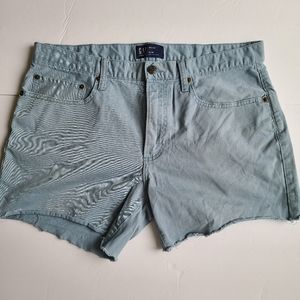 Gap 34 Blue  cut off shorts summer spring hiking outdoors gardening